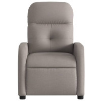 Produktbild för Reclinerfåtölj taupe tyg