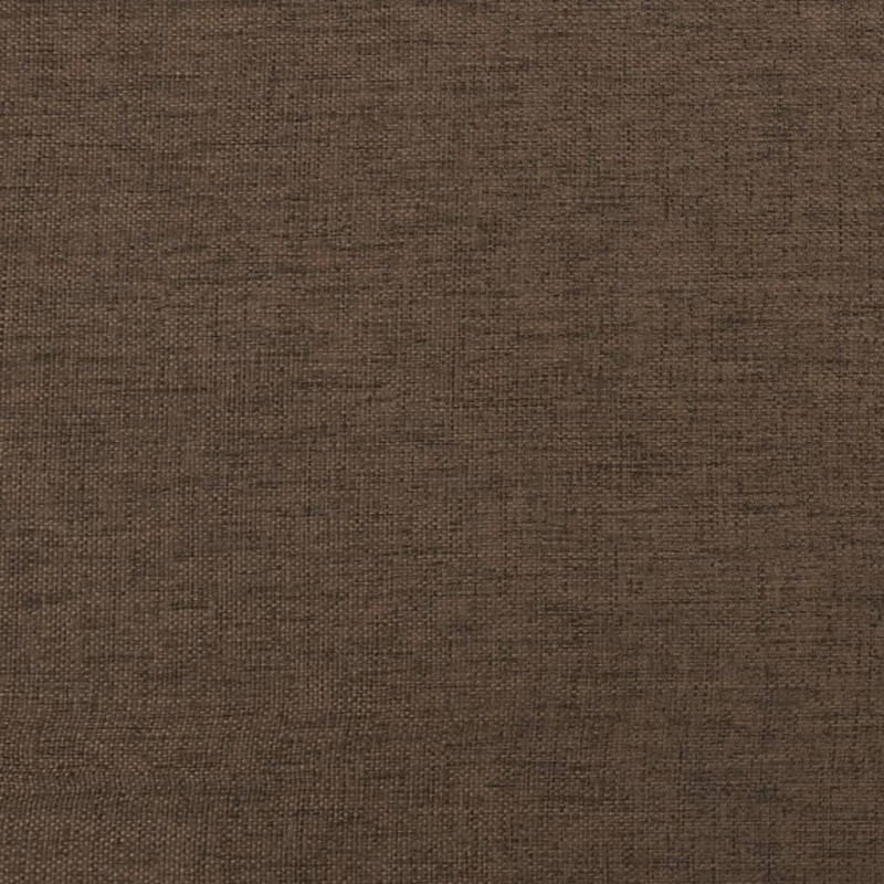 Produktbild för Bäddsoffa 2-sits med två kuddar mörkbrun tyg