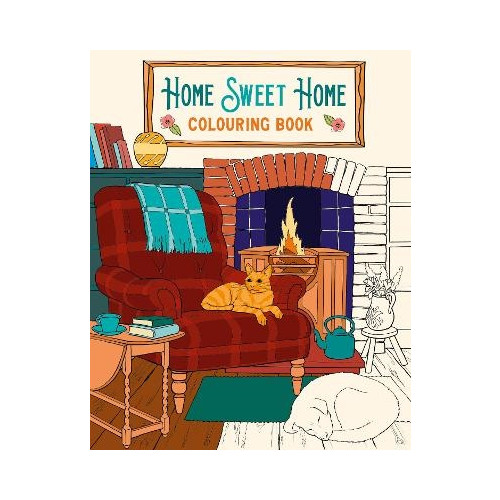 Tansy Willow Home Sweet Home Colouring Book (pocket, eng)