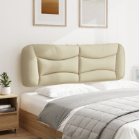 Produktbild för Headboard Cushion "Hvar" Cream 160 cm Fabric
