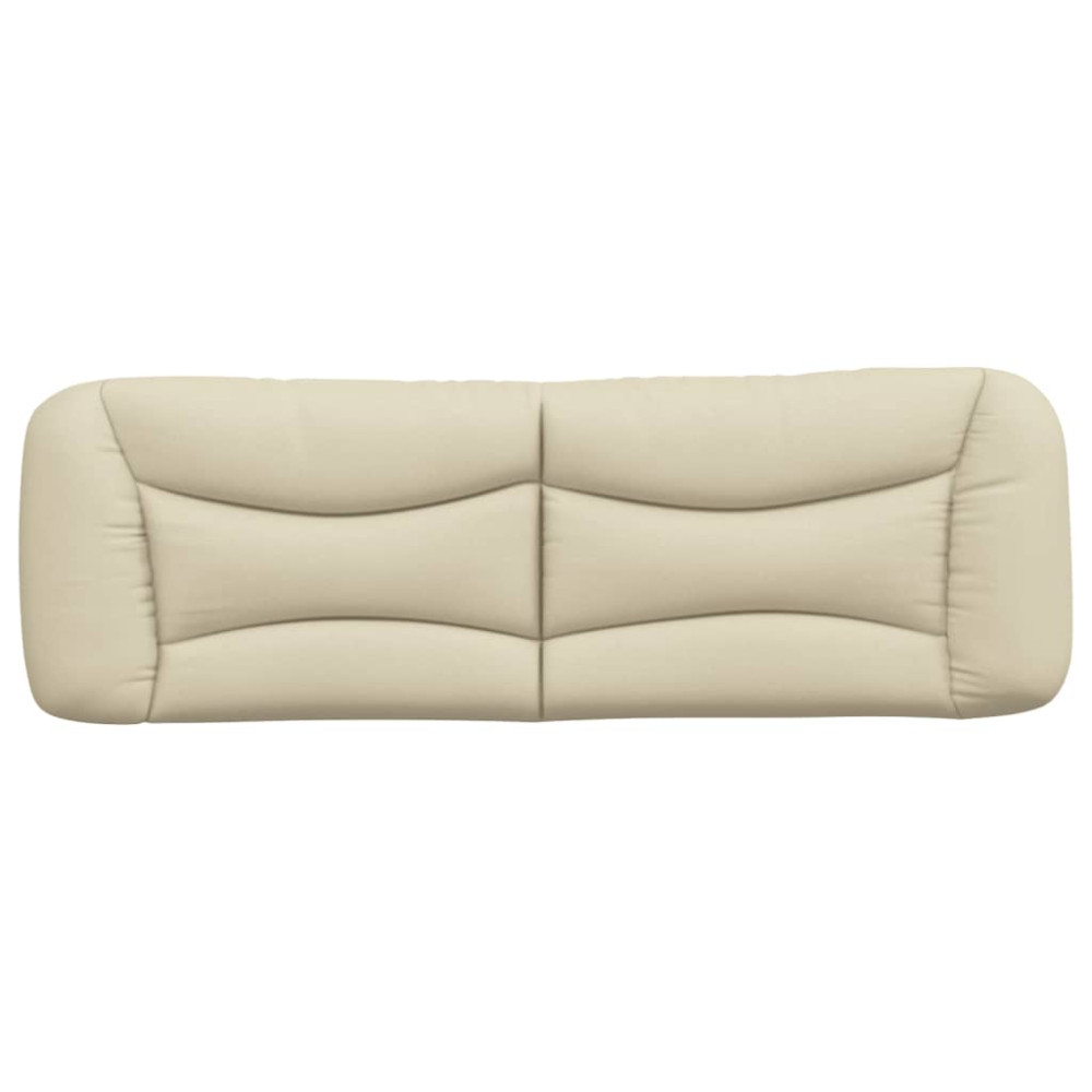 Produktbild för Headboard Cushion "Hvar" Cream 160 cm Fabric