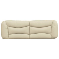 Produktbild för Headboard Cushion "Hvar" Cream 160 cm Fabric