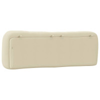 Produktbild för Headboard Cushion "Hvar" Cream 160 cm Fabric