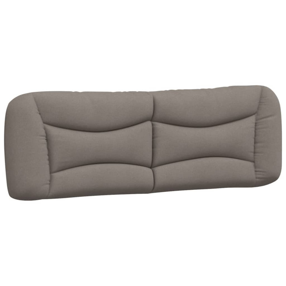 Produktbild för Headboard Cushion "Hvar" Taupe 160 cm Fabric