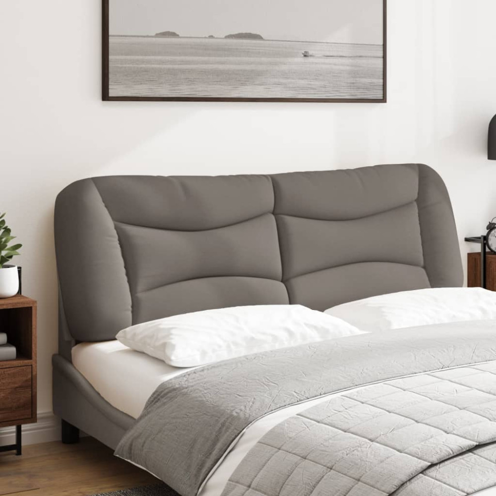 Produktbild för Headboard Cushion "Hvar" Taupe 160 cm Fabric
