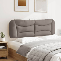 Produktbild för Headboard Cushion "Hvar" Taupe 160 cm Fabric