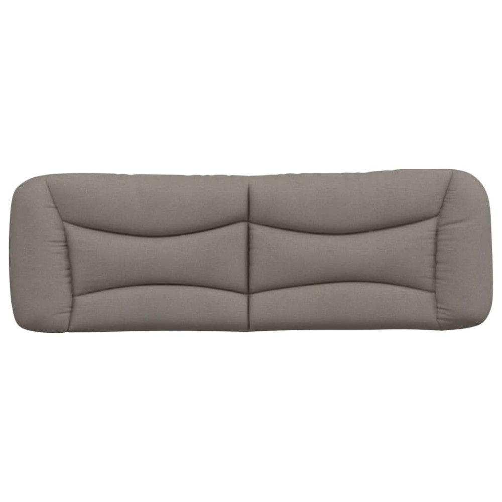 Produktbild för Headboard Cushion "Hvar" Taupe 160 cm Fabric