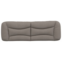 Produktbild för Headboard Cushion "Hvar" Taupe 160 cm Fabric
