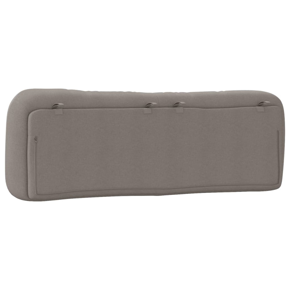 Produktbild för Headboard Cushion "Hvar" Taupe 160 cm Fabric