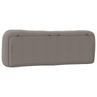 Produktbild för Headboard Cushion "Hvar" Taupe 160 cm Fabric