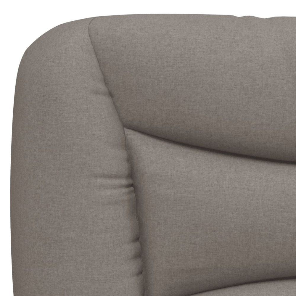 Produktbild för Headboard Cushion "Hvar" Taupe 160 cm Fabric