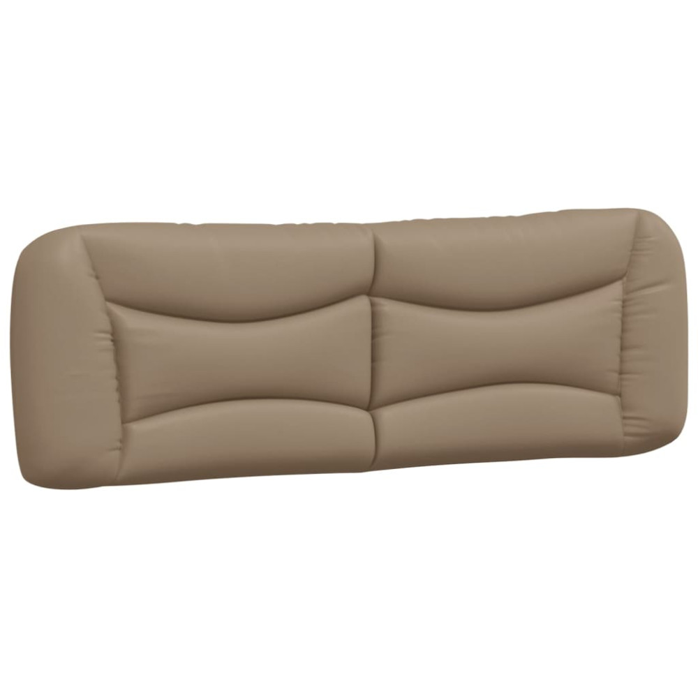 Produktbild för Headboard Cushion "Hvar" Cappuccino 160 cm Faux Leather