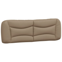 Produktbild för Headboard Cushion "Hvar" Cappuccino 160 cm Faux Leather