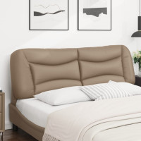 Produktbild för Headboard Cushion "Hvar" Cappuccino 160 cm Faux Leather