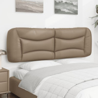 Produktbild för Headboard Cushion "Hvar" Cappuccino 160 cm Faux Leather