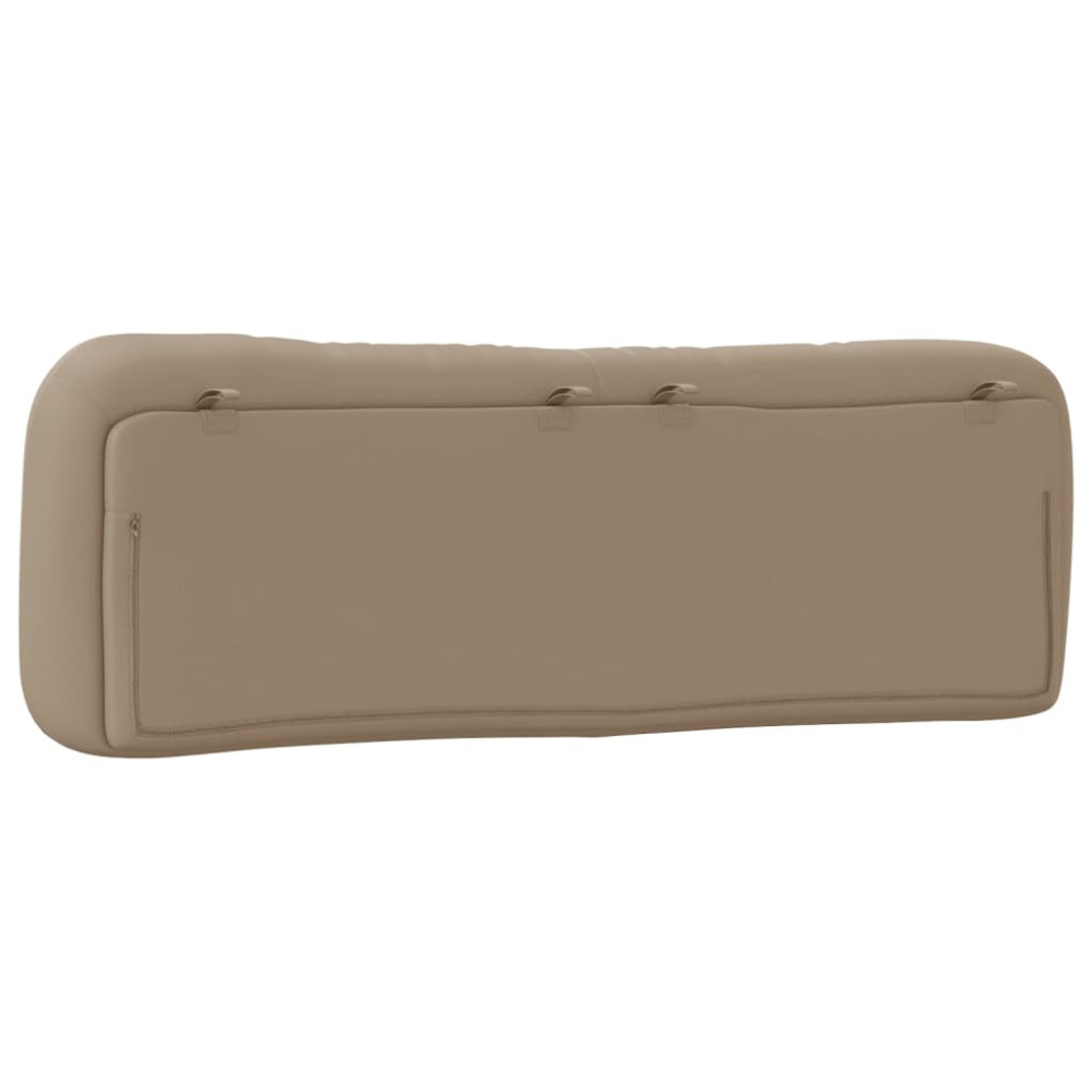 Produktbild för Headboard Cushion "Hvar" Cappuccino 160 cm Faux Leather