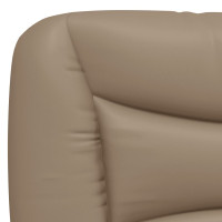 Produktbild för Headboard Cushion "Hvar" Cappuccino 160 cm Faux Leather