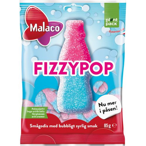 Malaco Fizzypop 85 g