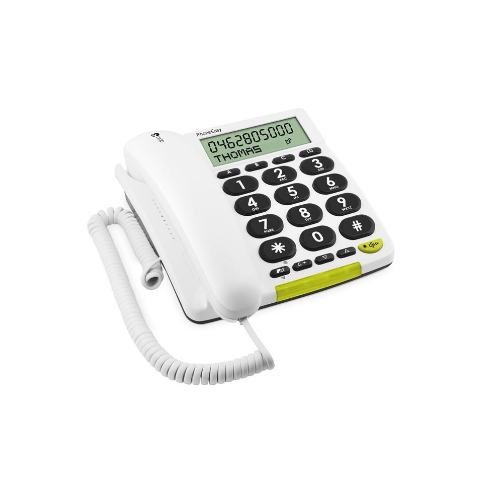 Produktbild för Doro 312cs Analog telefon Namn och uppringnings-ID Vit