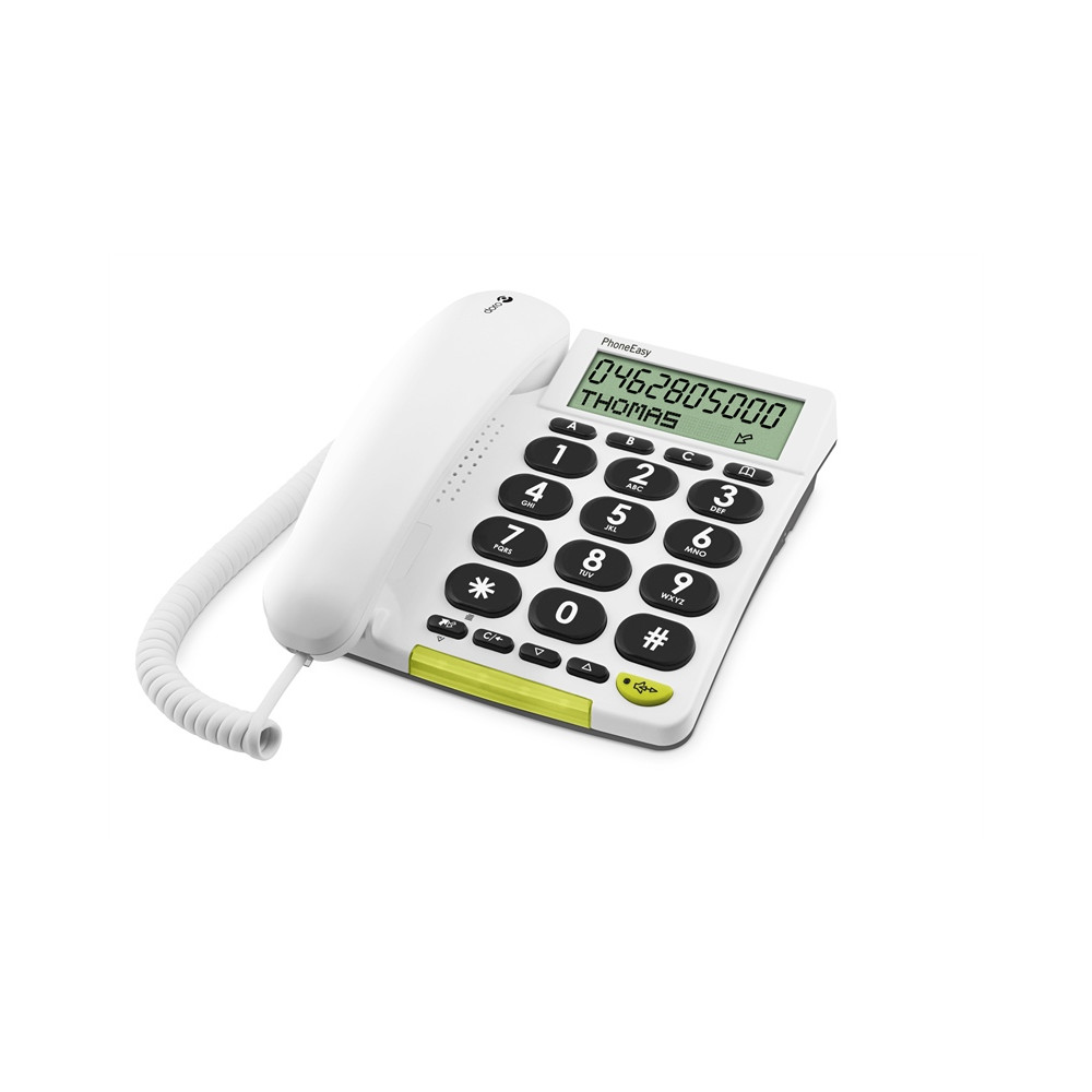Produktbild för Doro 312cs Analog telefon Namn och uppringnings-ID Vit