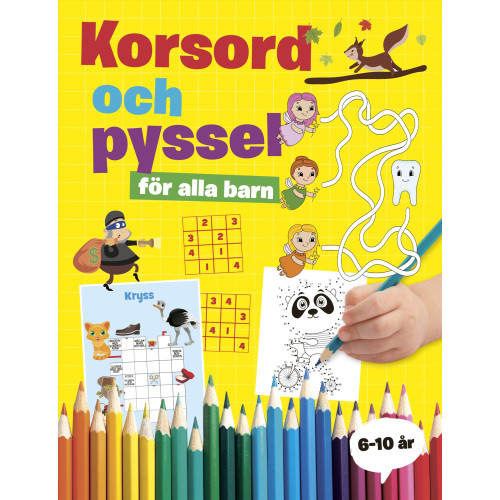Bokförlaget Semic Korsord och pyssel för alla barn (häftad)