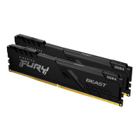 Produktbild för Kingston FURY Beast - DDR4 - sats - 64 GB: 2 x 32 GB - DIMM 288-pin - 3600 MHz / PC4-28800 - ej buffrad