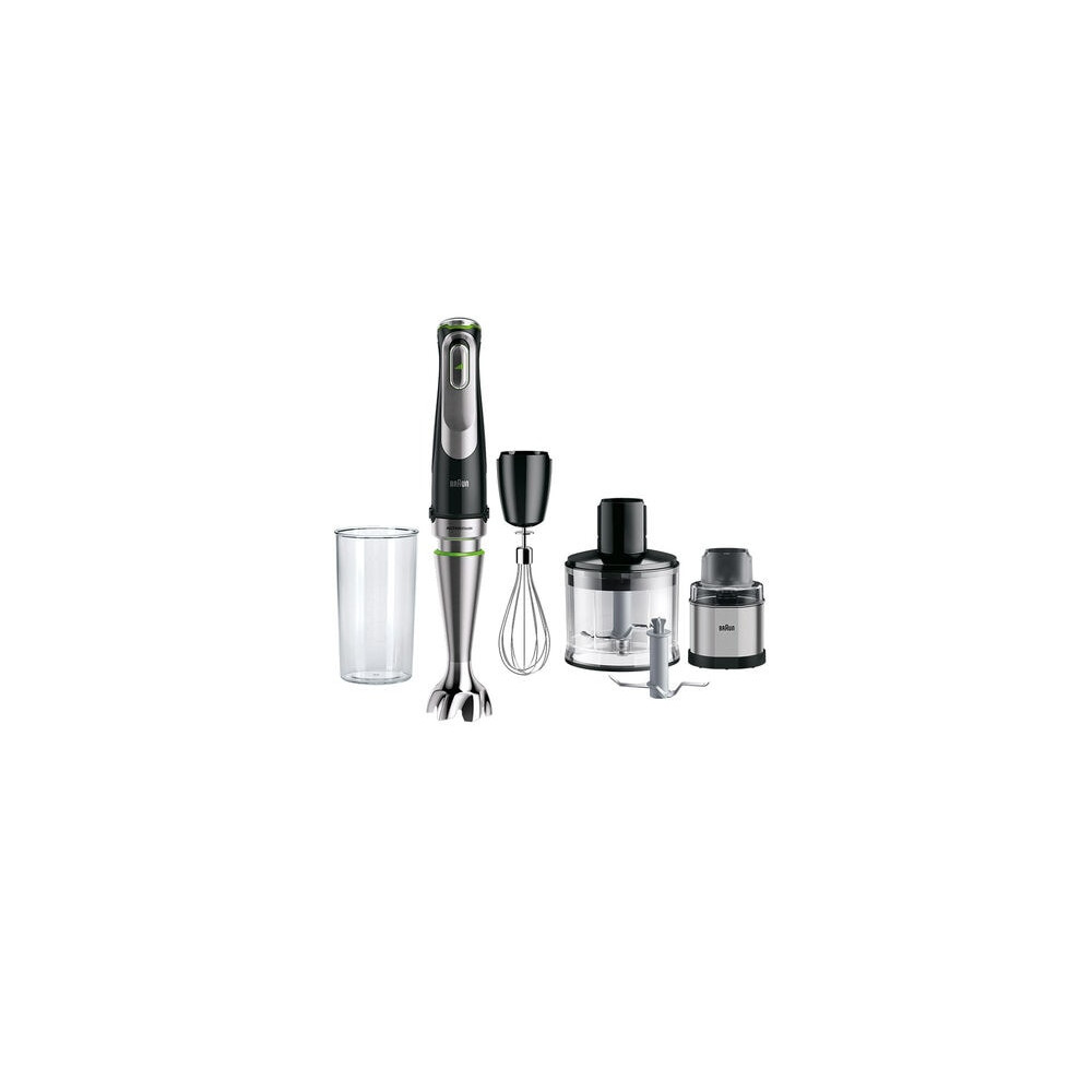 Produktbild för Braun MultiQuick 9 MQ9138XI mixer 0,6 l Stavmixer 1200 W Svart, Rostfritt stål