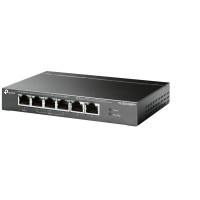 Produktbild för TP-Link TL-SG1006PP nätverksswitchar Ohanterad Gigabit Ethernet (10/100/1000) Strömförsörjning via Ethernet (PoE) stöd Grå