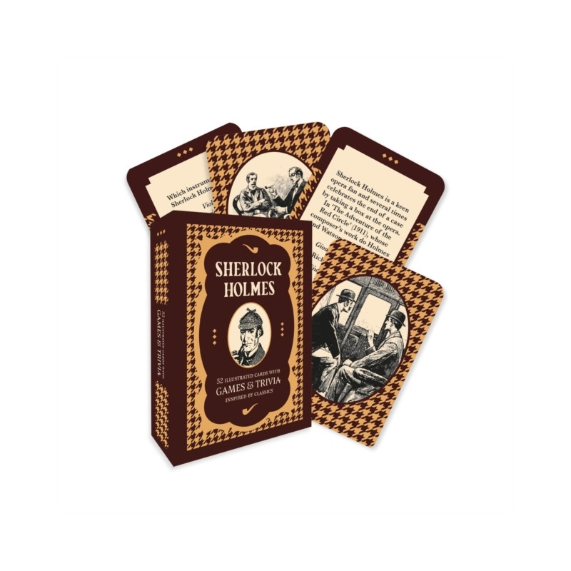 Produktbild för Sherlock Holmes - A Card and Trivia Game (bok, eng)