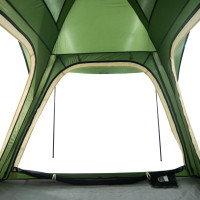 Miniatyr av produktbild för Campingtält 4 personer grön snabbrest vattentätt