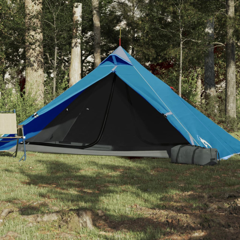Produktbild för Campingtält 1 person blå vattentätt