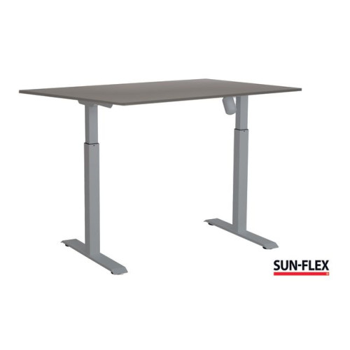 SUN-FLEX® Bord SUN-FLEX I höj/sänk 120x80 grå/grå