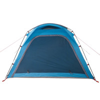 Produktbild för Campingtält 4 personer blå snabbrest vattentätt