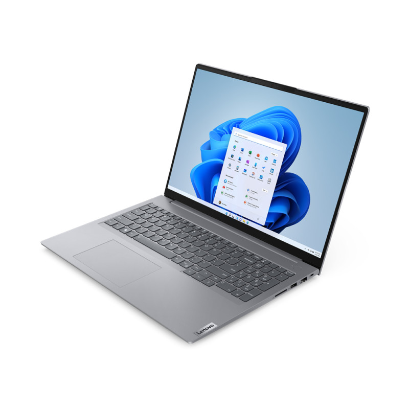 Produktbild för Lenovo ThinkBook 16 Bärbar dator 40,6 cm (16") WUXGA Intel® Core™ i5 i5-1335U 16 GB DDR5-SDRAM 256 GB SSD Wi-Fi 6 (802.11ax) Windows 11 Pro Grå