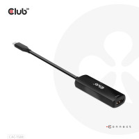 Produktbild för CLUB3D CAC-1588 videokabeladapter 0,17 m USB Type-C HDMI Svart