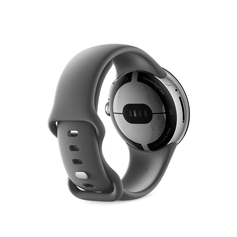 Produktbild för Google Pixel Watch AMOLED 41 mm Digital Pekskärm 4G Silver Wi-Fi GPS