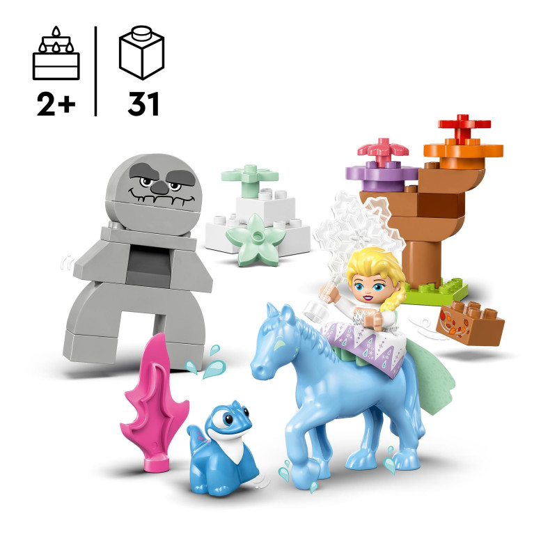 Produktbild för LEGO DUPLO Elsa och Bruni i den förtrollade skogen