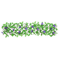 Produktbild för Konstväxt murgröna spaljé expanderbar 5 st grön 180x20 cm