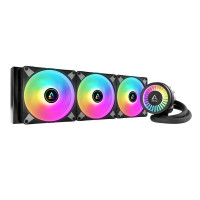 Produktbild för ARCTIC Liquid Freezer III 420 A-RGB Processor Allt-i-ett vätskekylare 14 cm Svart 1 styck