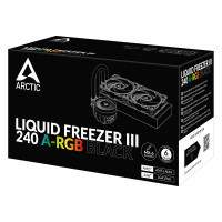 Produktbild för ARCTIC Liquid Freezer III 240 A-RGB Processor Allt-i-ett vätskekylare 12 cm Svart 1 styck