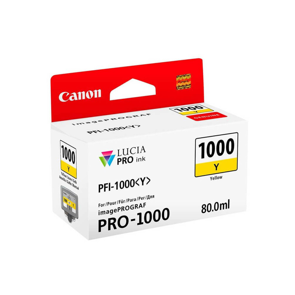 Produktbild för Ink 0549C001 PFI-1000 Yellow