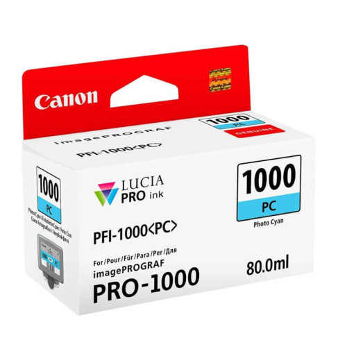 CANON Ink 0550C001 PFI-1000 Photo Cyan
