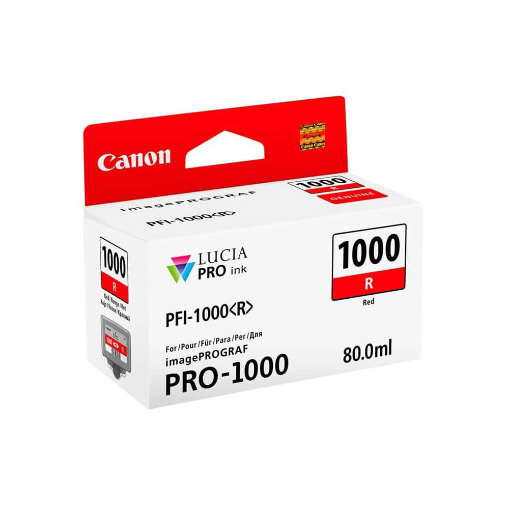 Produktbild för Ink 0554C001 PFI-1000 Red