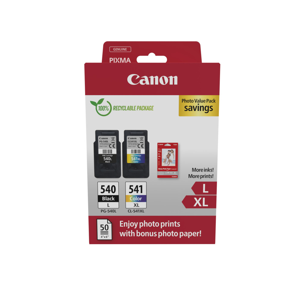 Produktbild för Canon 5224B012 bläckpatroner 2 styck Original Svart, Cyan, Magenta, Gul