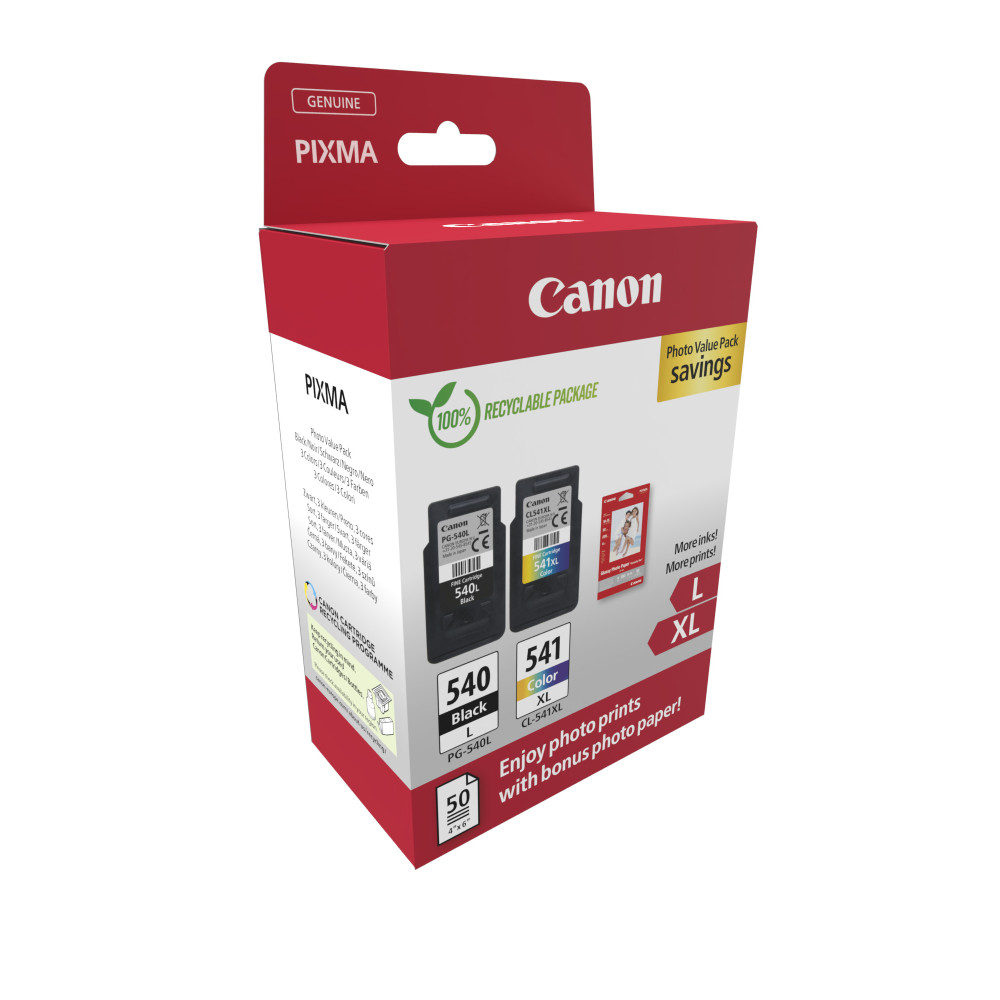 Produktbild för Canon 5224B012 bläckpatroner 2 styck Original Svart, Cyan, Magenta, Gul
