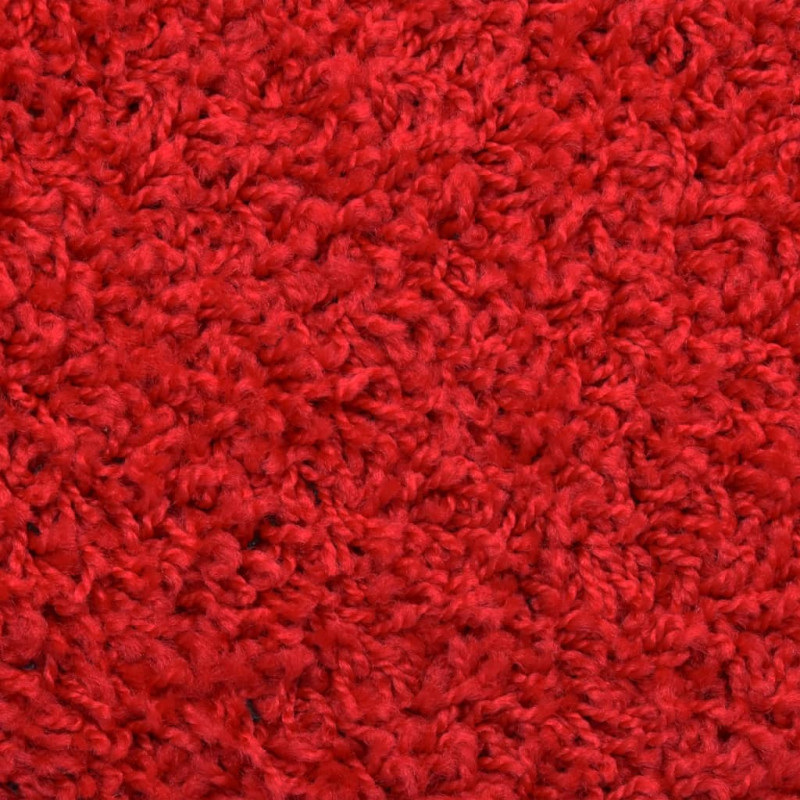 Produktbild för Trappstegsmattor 15 st röd 65x21x4 cm