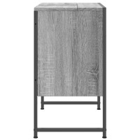 Produktbild för Tvättställsskåp grå sonoma 60x33x60 cm konstruerat trä