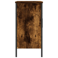 Produktbild för Tvättställsskåp rökfärgad ek 60x30x60 cm konstruerat trä