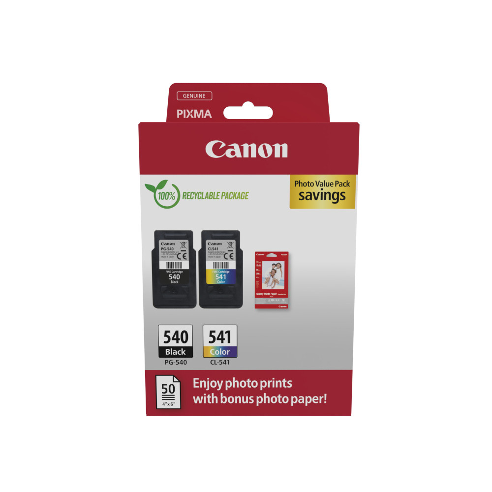 Produktbild för Canon 5225B013 bläckpatroner 2 styck Original Svart, Cyan, Magenta, Gul