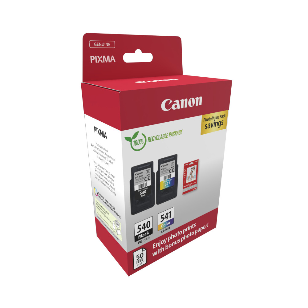 Produktbild för Canon 5225B013 bläckpatroner 2 styck Original Svart, Cyan, Magenta, Gul